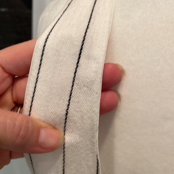 Lulus Zoee Black and White Striped Culotte Overalls - Picture 5 of 8